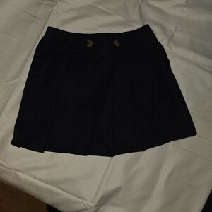French Toast Navy Blue Skirt W/ Bulit In Shorts